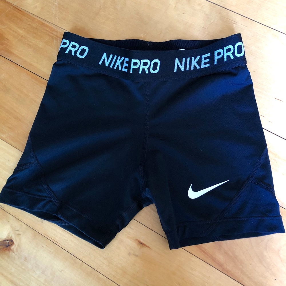 Nike Pro Big Kids (Girls) Boy shorts.